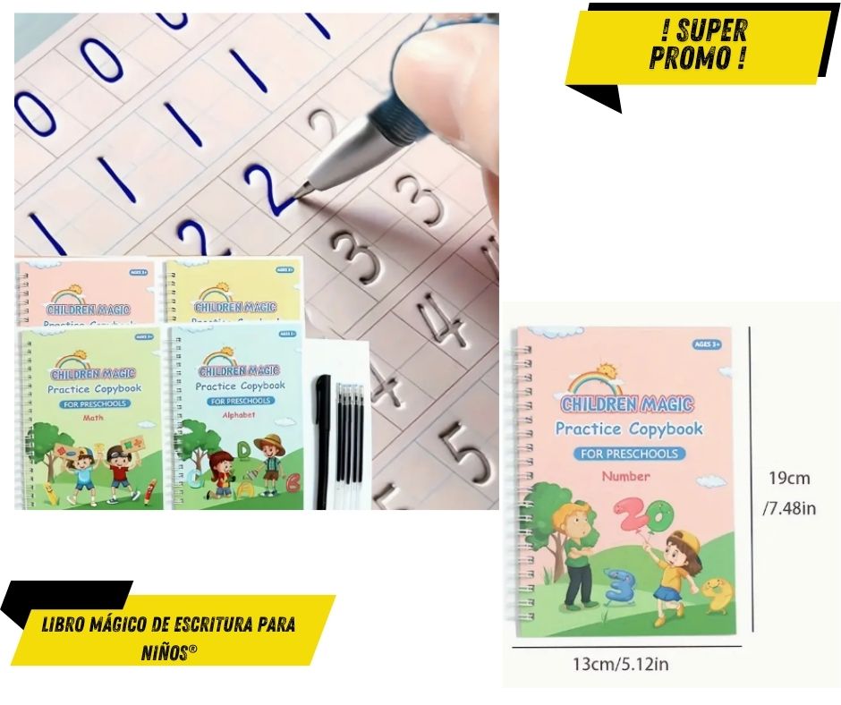 Libro Mágico de Escritura para Niños®